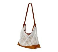 Fahoujs Moda Borsa a tracolla Grande Capacità Modello Estinte Leggero Borsa Avambraccio Per Uso Quotidiano Ufficio Cava Estinta Ascella, marrone