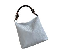 Fahoujs Perline Uniche Borsa a tracolla Singola Cinese Culturale Avambraccio Accessori di moda etnici Per Lavoro O Viaggi Accessori di moda etnici, Blu