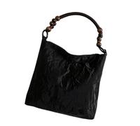 Fahoujs Perline Uniche Borsa a tracolla Singola Cinese Culturale Avambraccio Accessori di moda etnici Per Lavoro O Viaggi Accessori di moda etnici, Nero
