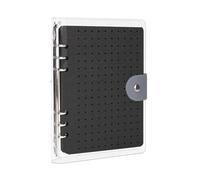 Fahoujs Practical Sturdy Pelliccia Espositore Libri Con 6 Pagine Portatile Spilla Album Di Memoria Per Spille E Orecchini Smalto