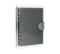 Fahoujs Practical Sturdy Pelliccia Espositore Libri Con 6 Pagine Portatile Spilla Album Di Memoria Per Spille E Orecchini Smalto
