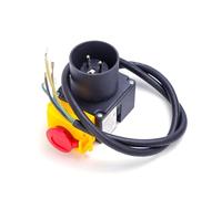 Fahoujs Robusto interruttore di alimentazione elettromagnetico 250 V 16 A aggiornamenti per macchine professionali per spaccatura di legno a bottone