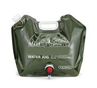Fahoujs Sacchetto per l'acqua portatile per esterni, con pala per rubinetto, contenitore per acqua potabile, sacchetto per perdite, con dispenser per rubinetto