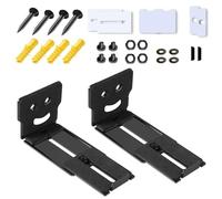 Fahoujs Smooth Glidings Soundbar Track Metal Bracket Systems Per Home Theater Speaker Posizionamento Sistema Audio Universale Supporto Scorrevole