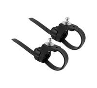 Fahoujs Staffe per parafango per biciclette antiurto per ciclismo Limite peso 10 kg Regolazione del tubo da 25 a 32 mm Clip per bici in plastica leggera per ingegneria