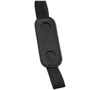 Fahoujs Supporto per matite in pelle PU, elastico, per diari, quaderni, pianificatori, libri, matite, custodia per matite, custodia in pelle PU, portapenne, elastico, Nero