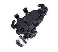 Fahoujs Supporto per telefono per anti-vibrazione Design con rotazione a sgancio rapido Tutti i dispositivi mobili Morsetto per telefono per bici generale Alluminio