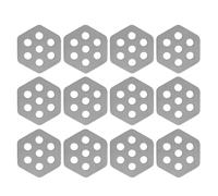 Fahoujs Tappetino per Tavole da Surf Antiscivolo Leggero da 12 Lotti con Eccellente Assorbimento degli Urti Tappetini per trazioni da Surf Multiuso Accessorio per Wakeboard Antiscivolo