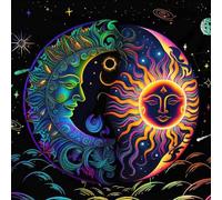 Fahoujs Tarocchi Tovaglia Spirituale Delitti Di Dio Tovaglia Luna Per Letture Tarocchi Stella E Luna Tavolo Da Pranzo Stregoneria