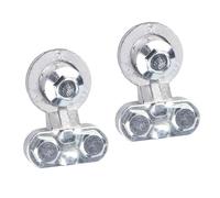 Fahoujs Terminale Batteria per Montante Laterale da 2 per Aree umidità Terminale Batteria per Auto in Lega Compatibile con Auto