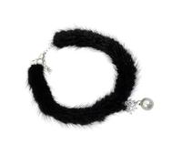 Fahoujs Trendy Plush collana gioielli unici con strass migliora il tuo look per riunioni non forzate e attività all'aperto gioielli all'aperto, Taglia unica, come descritto, come descritto