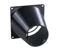 Fahoujs Ventola 8 x 8 cm per adattatore canale 45 mm ugello circolare per flussi d'aria efficienti, connettori di sfiato in plastica per gas di scarico e ventilatori di raffreddamento, bocchetta di