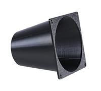 Fahoujs Ventola 8 x 8 cm per adattatore canale 45 mm ugello circolare per flussi d'aria efficienti, connettori di sfiato in plastica per gas di scarico e ventilatori di raffreddamento, bocchetta di