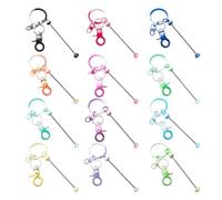 Fahoujs Versatile 12 pz Portachiavi Con Perline di Metallo Sacchetti di Protezione E Personalizzabili Grazie