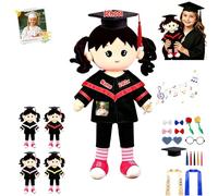 FAHOXUMR Peluche Bambola Personalizzata Per Laurea Con Cappello E Toga, Peluche Morbida 40cm Regalo Di Laurea Per Bambine Dalla Scuola Materna All’università