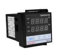Fahrenheit Short Shell Input PT100 K Termocoppia Digitale PID Regolatore di Temperatura SSR Uscita Relè for Riscaldamento con Allarme MC101(12V DC)