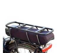 FAHRER Akku Cover Shimano Gepäckträger, Driver Batteria Unisex Adulto, Nero, Taglia Unica