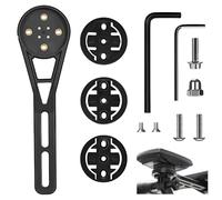 Fahrrad Halterung für Aero Lenker,Supporto integrato per computer bici da corsa per Garmin Edge,Aero Integrated Handlebar Out Front Combo Mount Kompatibel mit Garmin Edge Wahoo Elemnt