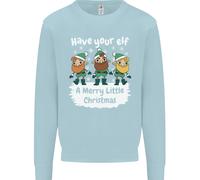 Fai A Tuo Elfo Un Felice Piccolo Natale Uomo Felpa Maglione