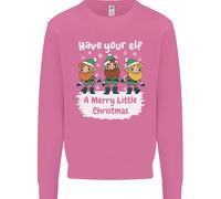 Fai A Tuo Elfo Un Felice Piccolo Natale Uomo Felpa Maglione