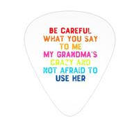 Fai attenzione a quello che mi dici Plettri per chitarra pazzi di mia nonna Plettri per chitarra basso 12 pezzi