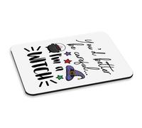 Fai Attenzione, Sono Una Strega PC Computer Mouse Mat Pad Divertente Magico