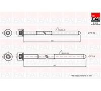 FAI AutoParts B2124 Kit bulloni testata per TOYOTA