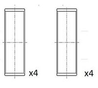 FAI AutoParts BB2026-STD Bronzina di biella per CITROËN,DS,DS (CAPSA),MINI,OPEL,