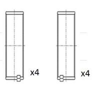 FAI AutoParts BB2027-050 Bronzina di biella per BMW,MINI