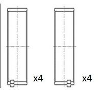 FAI AutoParts BB2053-STD Bronzina di biella per JEEP,MERCEDES-BENZ