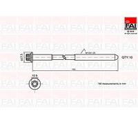 Fai Autoparts cilindro bullone a testa kit Part Number: B701