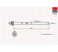FAI AutoParts Set bulloni testa B1616