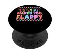 Fai ciò che ti rende flappy motivazione colorata PopSockets PopGrip Adesivo