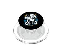 Fai clic su Surf con saggezza Sicurezza informatica PopSockets PopGrip per MagSafe