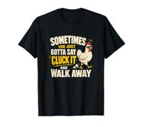 Fai clic su Walk Away Chicken Keeper Humor Maglietta