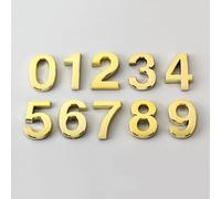 Fai da Te 0-9 Numero Porta Adesivi Vinile Appartamento Cancello Cassetta Postale