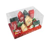 Fai da te Advent Boxes To Fill - Festival Candy Wrapping Box | 2025 Christmas Countdown Calendar For Chocolate Handicrafts Snack Party Favors Stocking Stuffers Family Gatherings Office