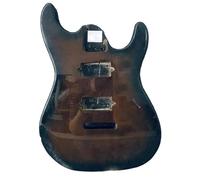 Fai da te Corpo Della Chitarra Durevole Corpo Della Chitarra Elettrica Di Colore Marrone Migliora Le Prestazioni