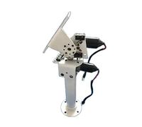 Fai da te DC a doppio asse Pan Tilt Monitoraggio e monitoraggio solare Robot Carico pesante Coppia elevata Tutto in metallo Asse X Asse Y Motoriduttore a vite senza fine,Robusto e stabile