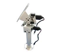 Fai da te DC a doppio asse Pan Tilt Monitoraggio e monitoraggio solare Robot Carico pesante Coppia elevata Tutto in metallo Asse X Asse Y Motoriduttore a vite senza fine,Robusto e stabile