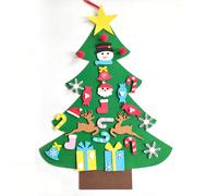 Fai da Te Feltro Natale Albero Set Festive Colorato Vacanza Ornamento E Regalo