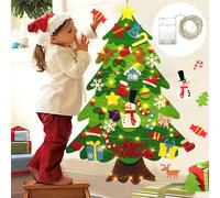 Fai da Te Feltro Natale Albero Set Festive Colorato Vacanza Ornamento E Regalo