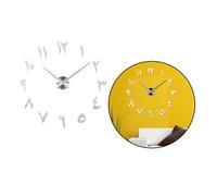 FAI DA TE Gran Numero Specchio Orologio Da Parete Sticker per la