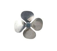 Fai da te in lega di zinco ad alta precisione quattro lame, 1 elica destra per modellini di navi - Diametro 50/55/60mm, foro 4mm (diametro 55)