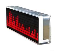 FAI DA TE LED Audio per Spettro Clock Kit, Suono Attivato Modulo Luce | 16 modalità di luce, alloggiamento in acrilico, decorazione da scrivania per amanti della musica e ingegneri