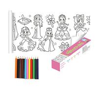 Fai da te pittura da colorare rotolo di carta tagliabile con matita immagine Scroll lungo rotolo sicuro decompressione giocattoli dipinti multiuso per bambini regalo di compleanno