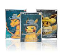 Fai da te Pokemon paesi bassi Van Gogh museo Pikachu Charizard Self Made Collection carte gioco Anime lettere giapponesi carte regalo giocattolo