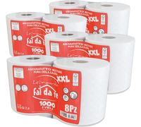 Fai Da Te Rotoloni Asciugatutto - 1000 Strappi - 2 Veli - Pura Cellulosa - Ideal
