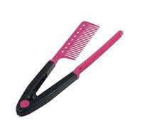 Fai da te stile v-styling raddrizzare i capelli pettine Set rosso creativo e utileTrattamento pratico