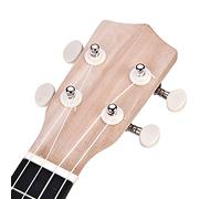 Fai da Te Ukelele Basswood Leggero Accessorio Strumento a 4 Corde per Bambini e Genitori (A forma di cuore)